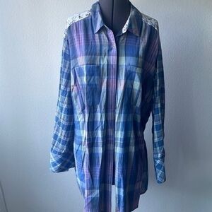 Caslon top women’s button up size one X